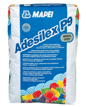 Mapei Adesilex P9 elastīga flīžu līme (C2TE), pelēka, 20kg